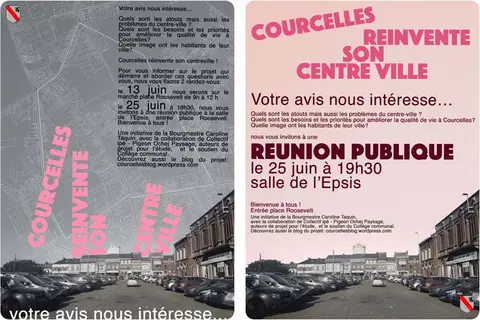 Etude urbanistique pour le centre de Courcelles - participation 