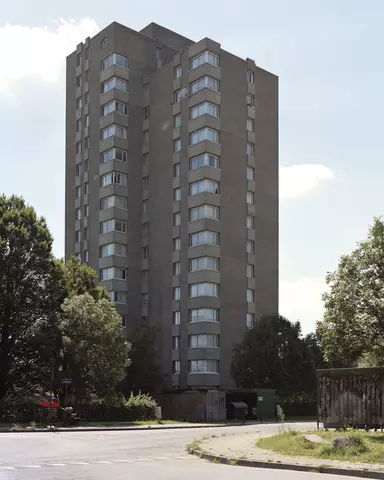 "Versailles" Social Housing of the Foyer Laekenois (work for a publication about brutalism)