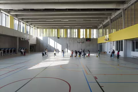 Vue sur la Salle de Sport