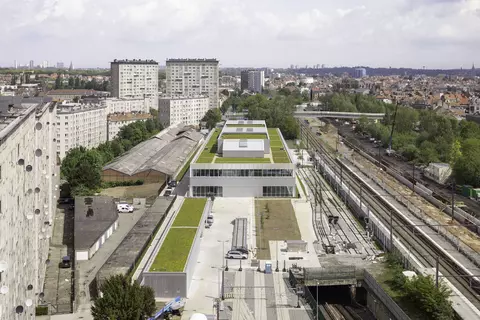 Vue du site, côté Gare de l'Ouest