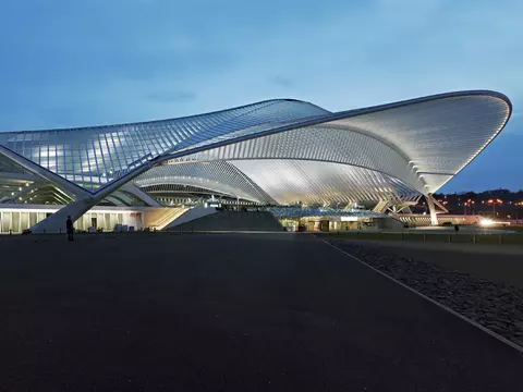 Gare de Liège-Guillemins. Santiago Calatrava.photographies réalisées dans le cadre de la mission confiée par Euro Liège TGV, maître d'œuvre du chantier.