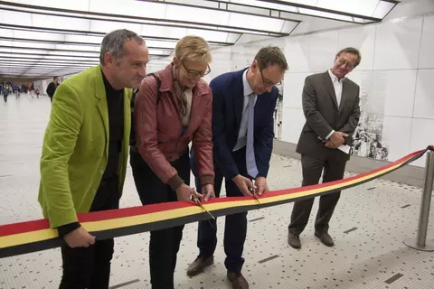 Inauguration du Couloir de la Gare Centrale - 27 septembre 2013