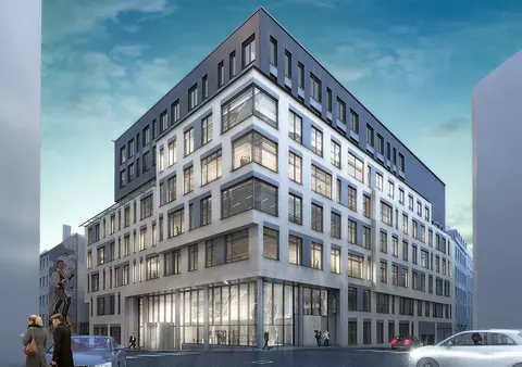 Bâtiment de bureaux à BruvellesArchihtectes : ASSARDéveloppeur : AXA real estate