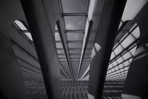 Somewhere in the Guillemins Station, Belgium