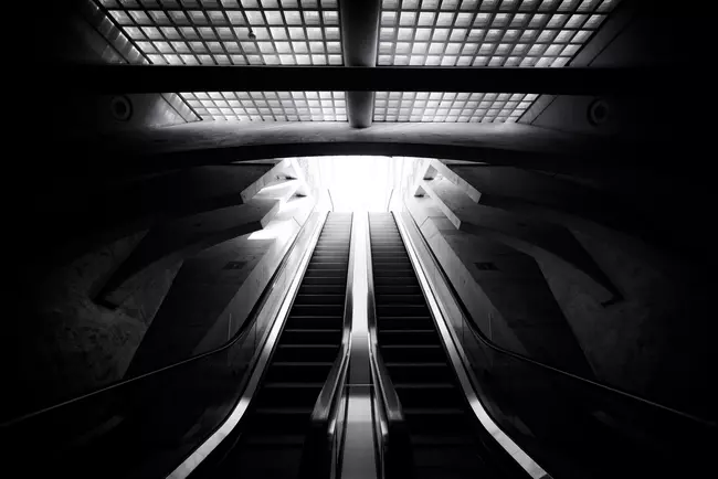 Somewhere in the Guillemins Station, Belgium